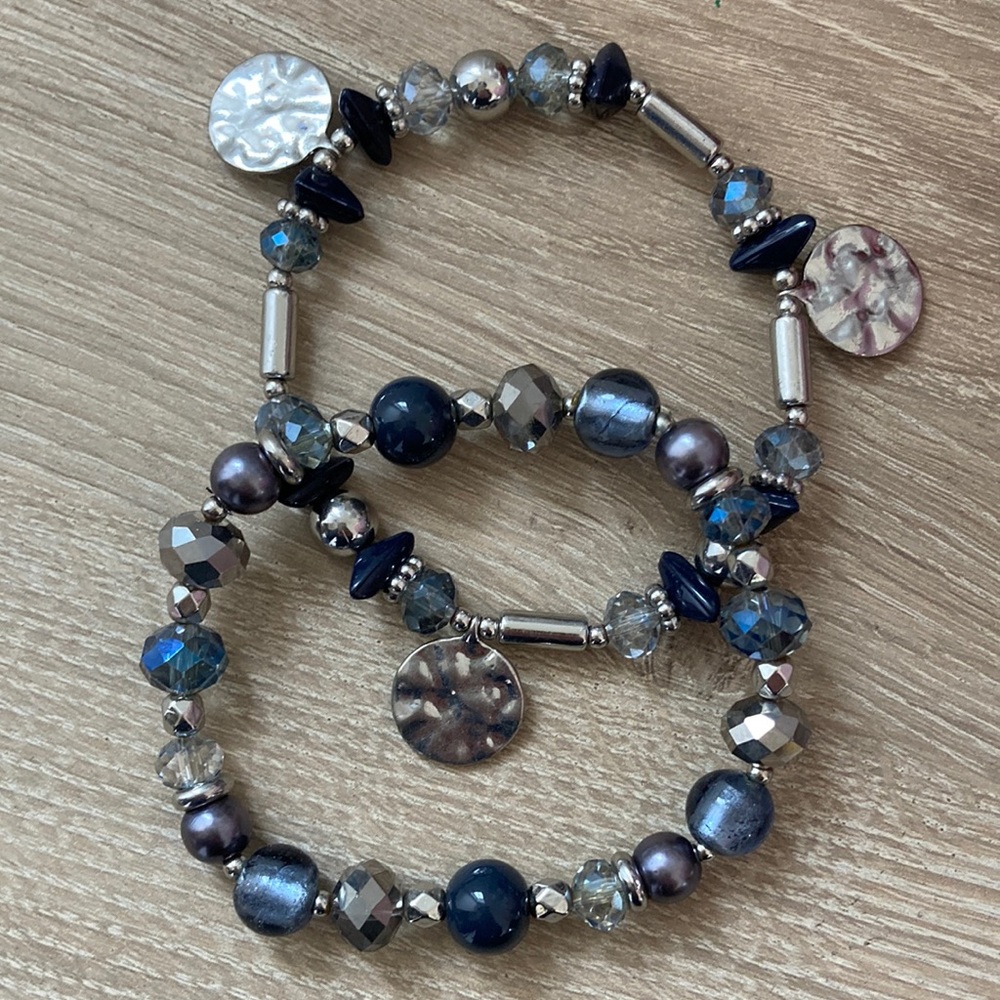 Black & Silver Costume Bracelets